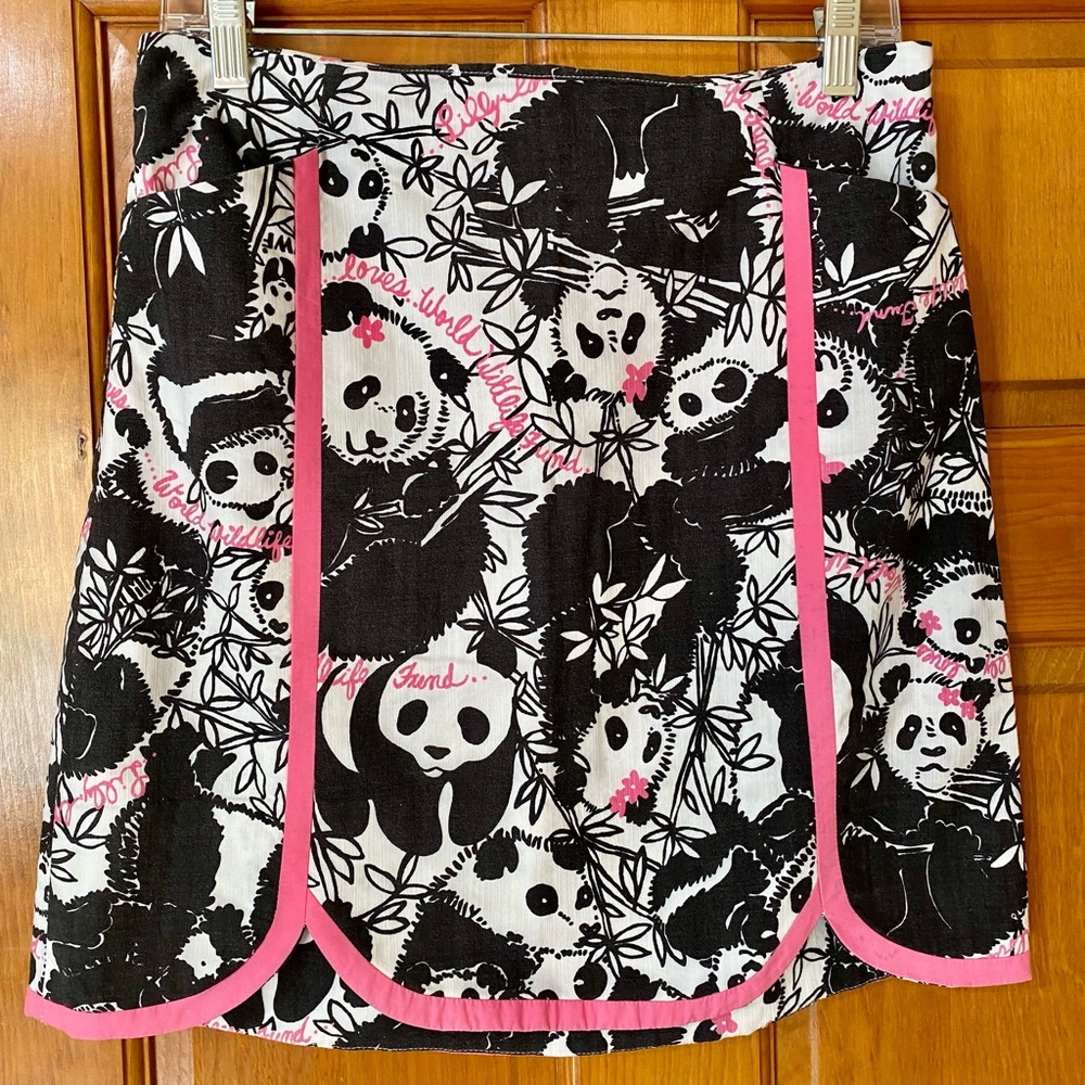 Lilly Pulitzer Pandamonium Panda skirt